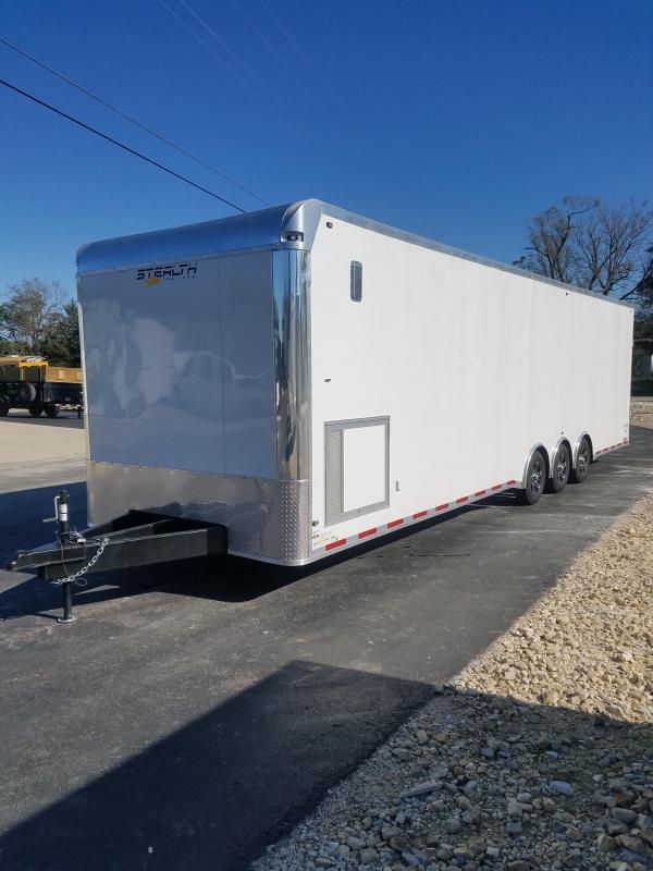 2020 Stealth Trailers 8 5x32 Stealth Titan 15k Gvw Rubber Coin Flooring Car Racing Trailer
