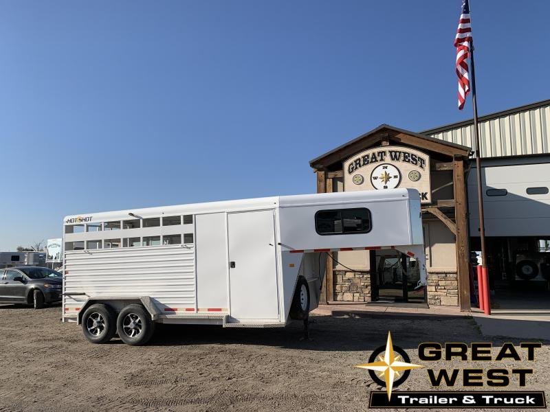 2017 Trails West Manufacturing 16 Hotshot Stock Combo Livestock Trailer 2017 Trails West Manufacturing 16 Hotshot Stock Combo Livestock Trailer
