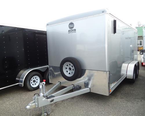 WELLS CARGO 7X16 CW RAMP 6"X LS PKG SILVERFROST Enclosed Cargo Trailer WELLS CARGO 7X16 CW RAMP 6"X LS PKG SILVERFROST Enclosed Cargo Trailer