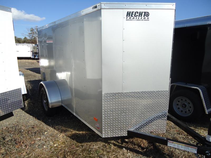 2019 Bravo Trailers 5X10 SC SA 18"V LD RAMP APP SILVER Enclosed Cargo Trailer 2019 Bravo Trailers 5X10 SC SA 18"V LD RAMP APP SILVER Enclosed Cargo Trailer