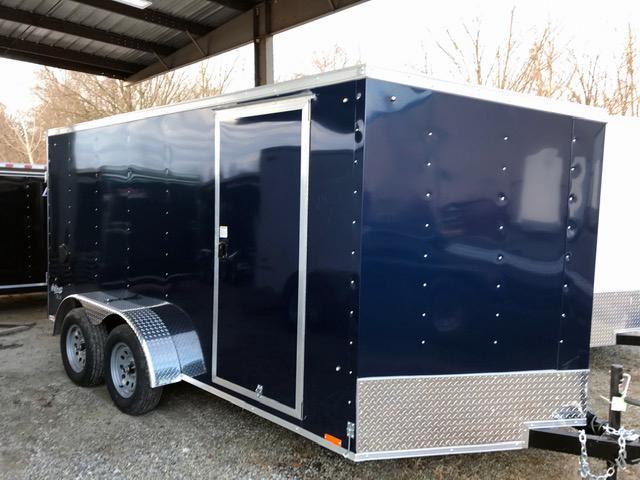 2021 Pace American 7X14 OBDLX TE2 30VS SVNT BLUE Enclosed Cargo Trailer 2021 Pace American 7X14 OBDLX TE2 30VS SVNT BLUE Enclosed Cargo Trailer