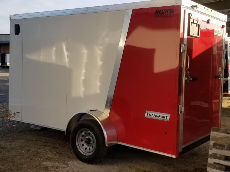 2020 Haulmark 6X12 TSV S2 RAMP WHITE & RED Enclosed Cargo Trailer 2020 Haulmark 6X12 TSV S2 RAMP WHITE & RED Enclosed Cargo Trailer