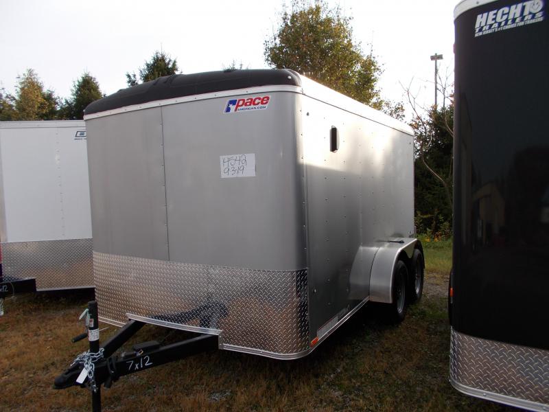 2020 Pace American 7X12 JT TE2 RAMP SVNT SILVER Motorcycle Trailer 2020 Pace American 7X12 JT TE2 RAMP SVNT SILVER Motorcycle Trailer