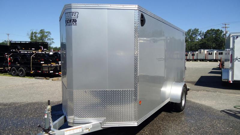 2019 E-Z Hauler 6X12 EZEC SA V RAMP DRNG SILVER Enclosed Cargo Trailer 2019 E-Z Hauler 6X12 EZEC SA V RAMP DRNG SILVER Enclosed Cargo Trailer
