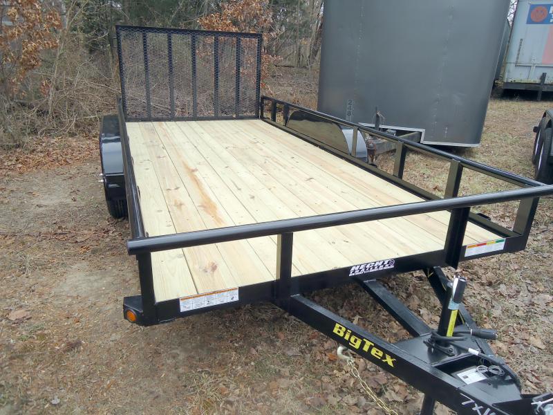 2018 Big Tex Trailers UT 7X16 70PI 16XBK 4RG ADJ COUP BLACK Utility Trailer 2018 Big Tex Trailers UT 7X16 70PI 16XBK 4RG ADJ COUP BLACK Utility Trailer