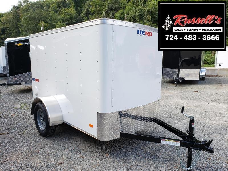 2020 Bravo Trailers Hero 5x8 Barn Door Enclosed Cargo Trailer 2020 Bravo Trailers Hero 5x8 Barn Door Enclosed Cargo Trailer