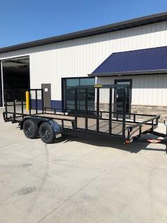 2020 H and H Trailers 82"x18' Steel Rail Side Tandem Axle 3.5K Utility Trailer 2020 H and H Trailers 82"x18' Steel Rail Side Tandem Axle 3.5K Utility Trailer