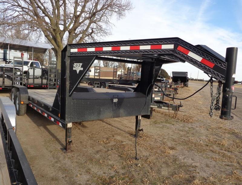 2008 PJ Trailers Gooseneck 83" x 20' Equipment Trailer 2008 PJ Trailers Gooseneck 83" x 20' Equipment Trailer
