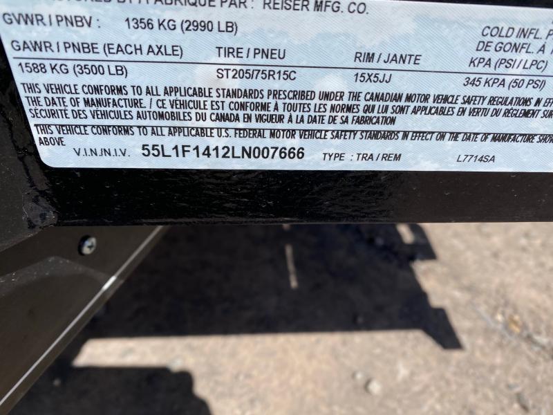 2020 Reiser Trailers L7714 SA Utility Trailer 2020 Reiser Trailers L7714 SA Utility Trailer