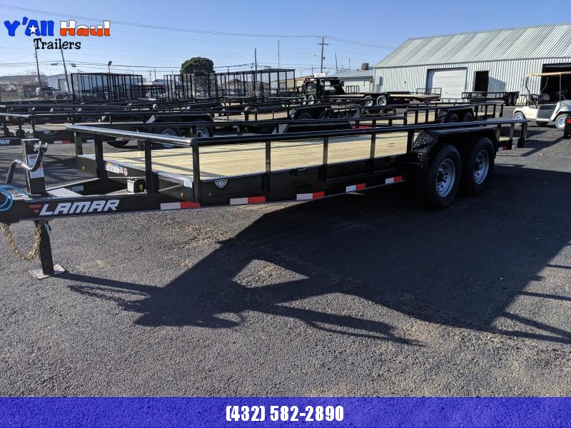 Lamar 83 X 20 7K Gray Utility Trailer Lamar 83 X 20 7K Gray Utility Trailer