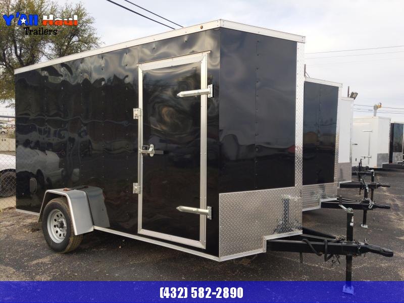 Prime 6 x 12 BLACK Single Axle Enclosed Trailer Prime 6 x 12 BLACK Single Axle Enclosed Trailer