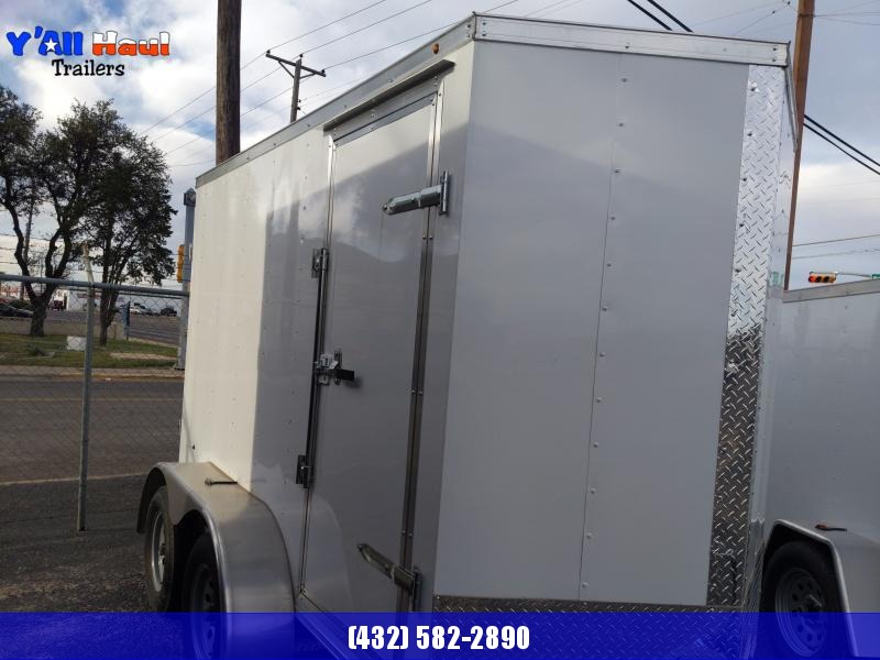 Salvation 5x10 Tandem Enclosed Trailer barn doors Salvation 5x10 Tandem Enclosed Trailer barn doors