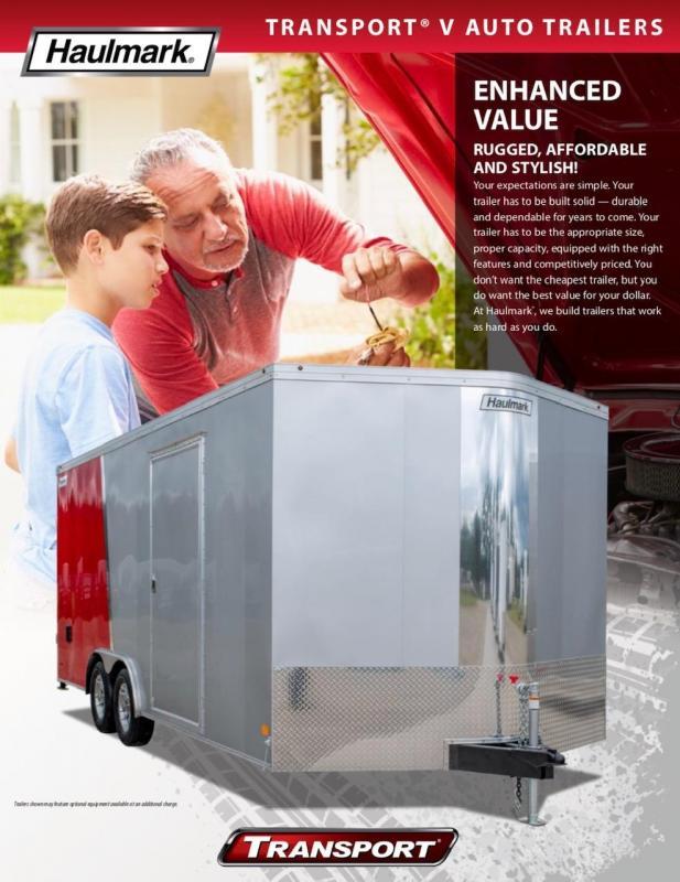 2020 Haulmark 8.5' X 24' Transport V-Nose Car / Racing Trailer 2020 Haulmark 8.5' X 24' Transport V-Nose Car / Racing Trailer