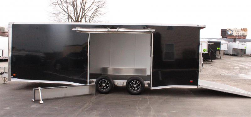 <b>Click if you have a wide car?</b> 2020 24' Aluminum Millennium Extreme Lite w/Large Escape Door w/Removable Wheel Well <b>Click if you have a wide car?</b> 2020 24' Aluminum Millennium Extreme Lite w/Large Escape Door w/Removable Wheel Well