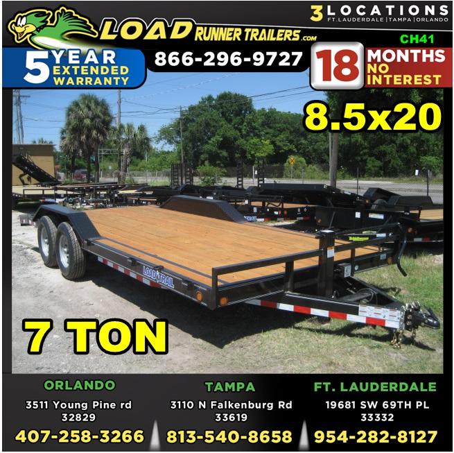 *CH41* 8.5x20 7 TON Car Trailer/Haulers |Car Haulers & Trailers 8.5 x 20 | CH102-20T7-DOF *CH41* 8.5x20 7 TON Car Trailer/Haulers |Car Haulers & Trailers 8.5 x 20 | CH102-20T7-DOF
