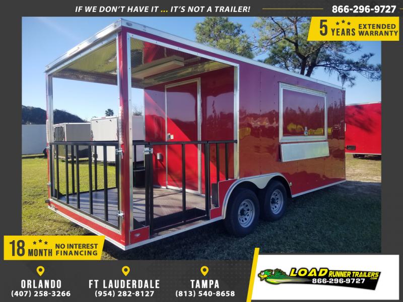 *108387* 8.5x20 Enclosed Cargo Concession Trailer with Porch 8.5 x 20 *108387* 8.5x20 Enclosed Cargo Concession Trailer with Porch 8.5 x 20