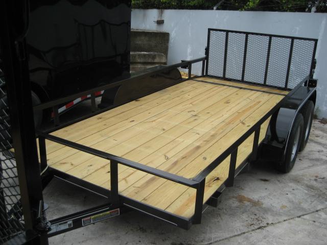 *U34* 6.5x14 Utility Trailer Tandem 3500# Axles w/Ramp 6.5 x 14 | U76-14T3-0B-AR *U34* 6.5x14 Utility Trailer Tandem 3500# Axles w/Ramp 6.5 x 14 | U76-14T3-0B-AR