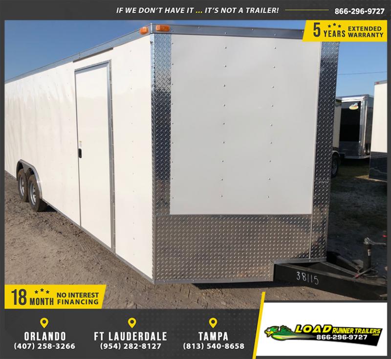 *E12-BB* 8.5x24 ENCLOSED CARGO TRAILER |LR Car Hauler Trailers 8.5 x 24 | EV8.5-24T3-R *E12-BB* 8.5x24 ENCLOSED CARGO TRAILER |LR Car Hauler Trailers 8.5 x 24 | EV8.5-24T3-R