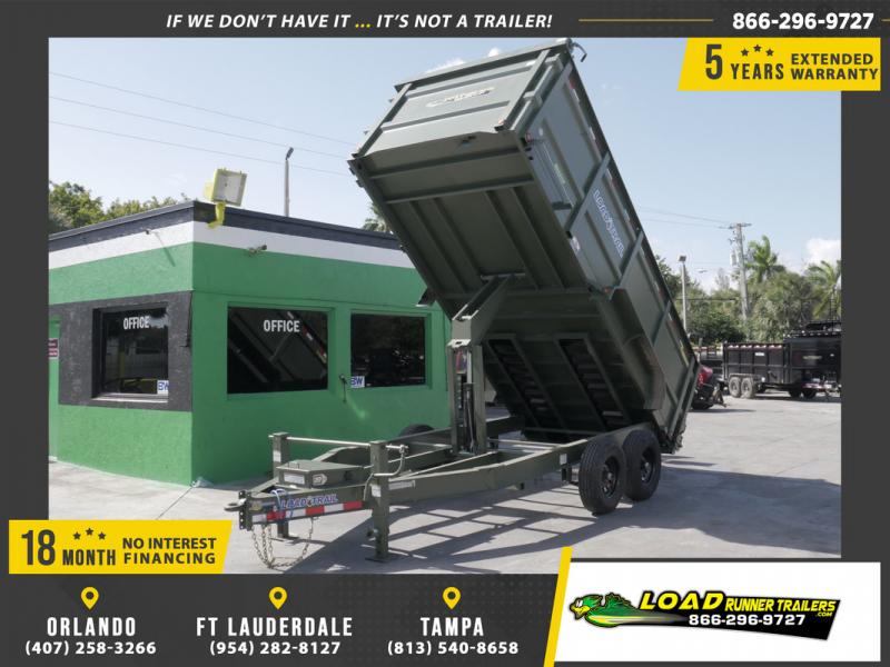 *108554* 7x16 Dump Trailer |LRT Tandem Axle Trailers 7 x 16 *108554* 7x16 Dump Trailer |LRT Tandem Axle Trailers 7 x 16