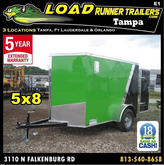 *E1* 5x8 Enclosed Trailer LR Trailers Cargo 5 x 8 | EV5-8S3-R *E1* 5x8 Enclosed Trailer LR Trailers Cargo 5 x 8 | EV5-8S3-R