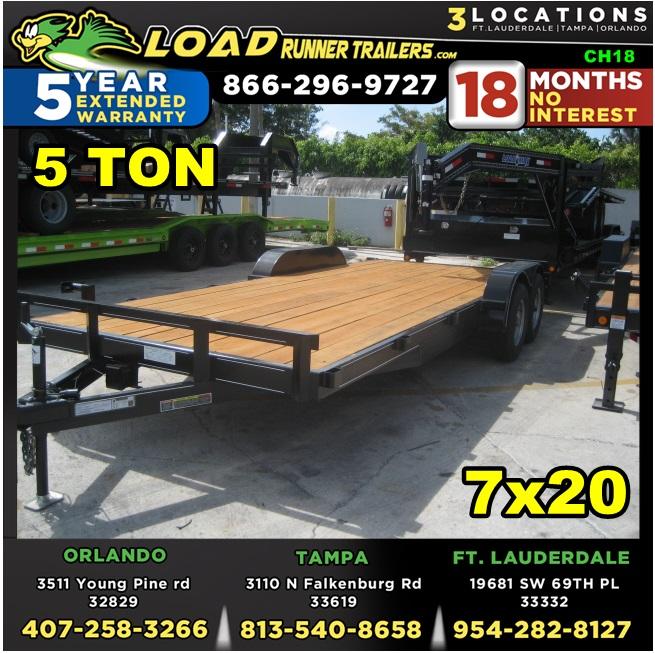 *CH18* 7x20 5 TON Car Hauler Trailer |Car Haulers & Trailers 7 x 20 | CH82-20T5-2B *CH18* 7x20 5 TON Car Hauler Trailer |Car Haulers & Trailers 7 x 20 | CH82-20T5-2B