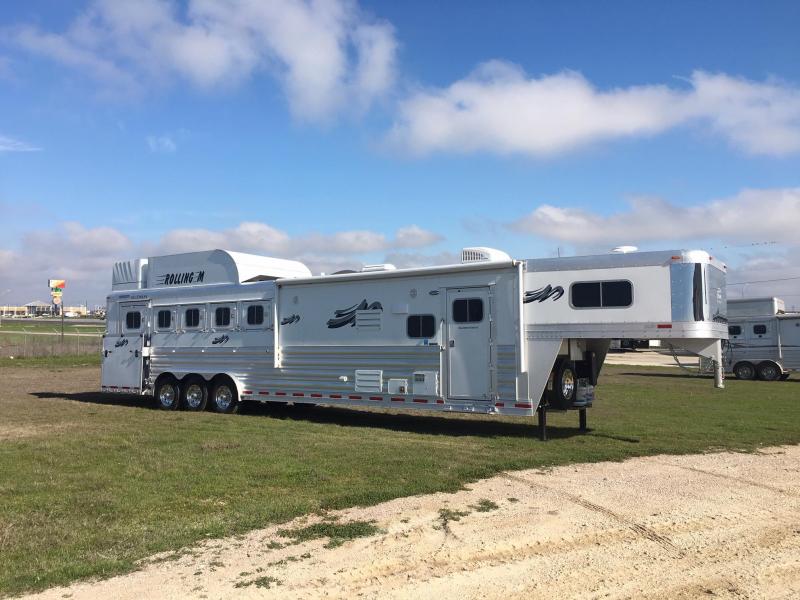2020 Platinum Coach 5 Horse Side Load with 13.8 ft SW and Slide Horse Trailer 2020 Platinum Coach 5 Horse Side Load with 13.8 ft SW and Slide Horse Trailer