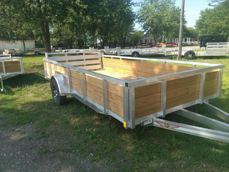 New 82x14 Aluminum Wood Side Landscape Trailer By H&H New 82x14 Aluminum Wood Side Landscape Trailer By H&H