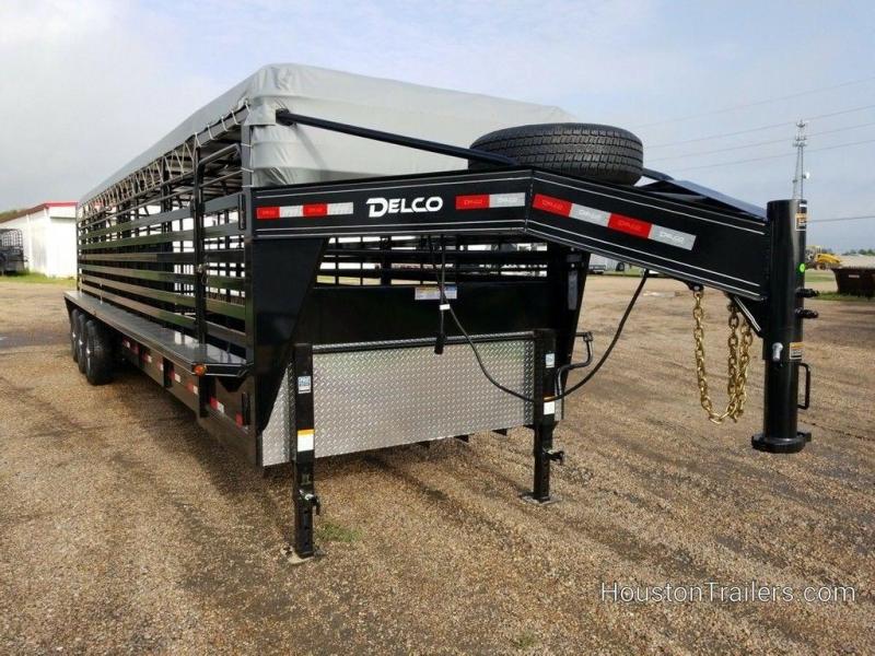 2019 Delco Trailers 32 ft Livestock Bar Top DEL-75 2019 Delco Trailers 32 ft Livestock Bar Top DEL-75