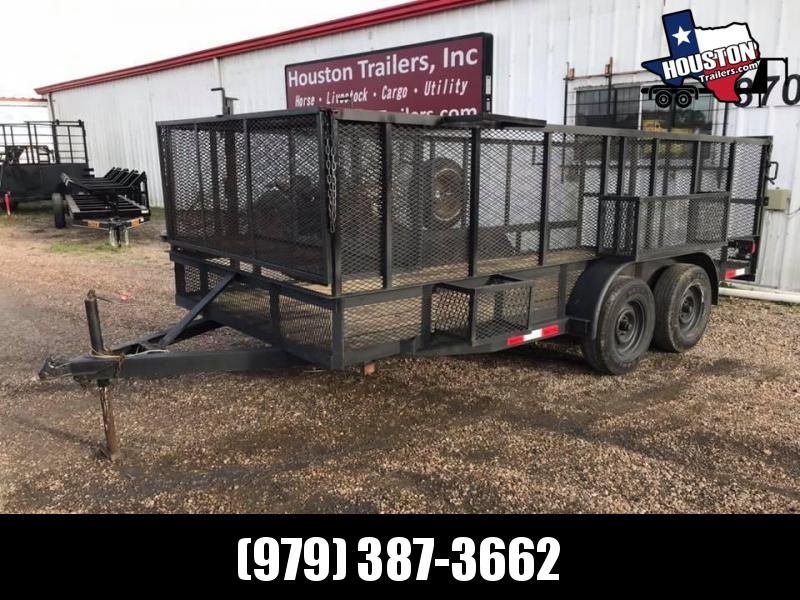 2000 Homemade 16' Landscape Trailer 8116 2000 Homemade 16' Landscape Trailer 8116