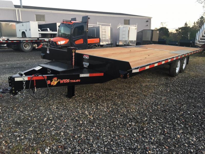 BWISE 2019 8.5' X 24' BLACK HYDRAULIC TILT DECKOVER EQUIPMENT TRAILER BWISE 2019 8.5' X 24' BLACK HYDRAULIC TILT DECKOVER EQUIPMENT TRAILER