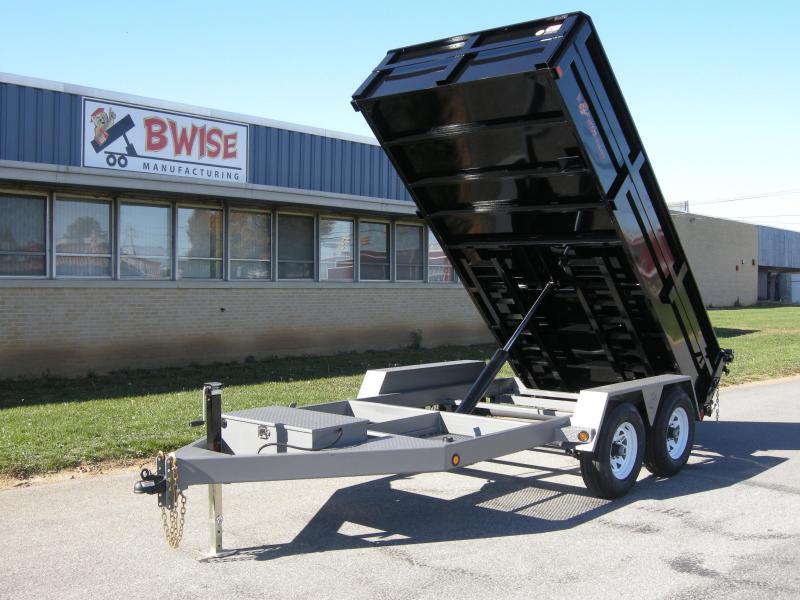 BWISE 2019 7' x 12' BLACK DUMP TRAILER (DLP12W-10) BWISE 2019 7' x 12' BLACK DUMP TRAILER (DLP12W-10)