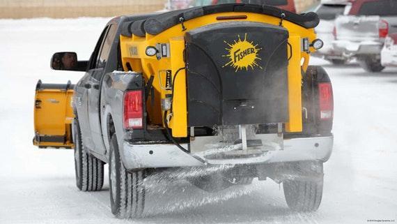 Fisher Poly-Caster Salt Spreader Salt Spreader Fisher Poly-Caster Salt Spreader Salt Spreader