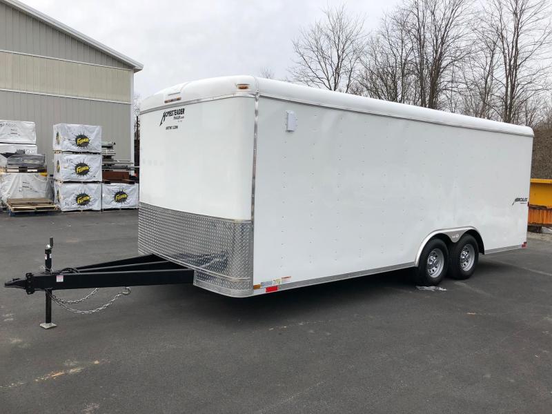 2020 Homesteader 820HT White Enclosed Cargo Trailer 2020 Homesteader 820HT White Enclosed Cargo Trailer