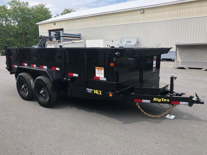 BIGTEX 2020 14LX-14 (7' x 14') BLACK HEAVY DUTY TANDEM DUMP TRAILER BIGTEX 2020 14LX-14 (7' x 14') BLACK HEAVY DUTY TANDEM DUMP TRAILER