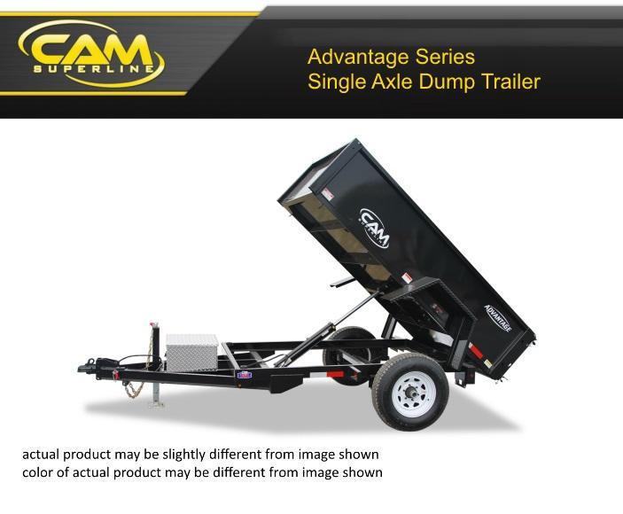 2021 Cam Superline 5 X 8 Advantage Series Single Axle Dump Trailer 2021 Cam Superline 5 X 8 Advantage Series Single Axle Dump Trailer
