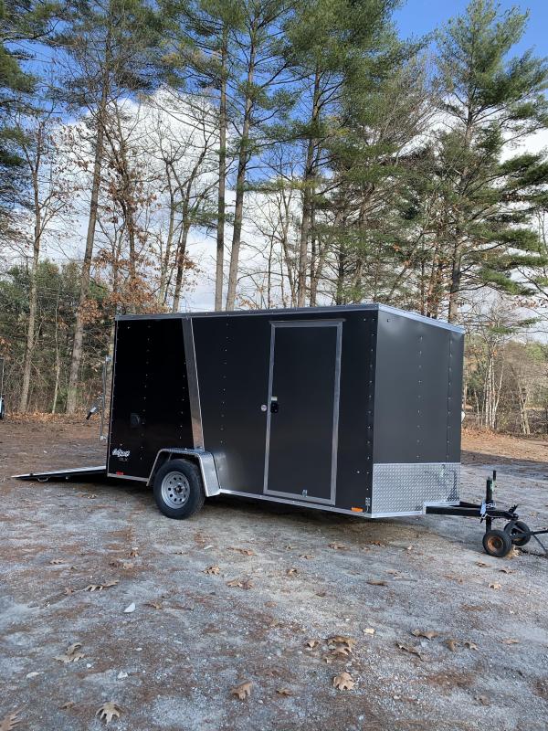 SALE Pace 6X12 +2ft V trailer ramp door/undercoated frame/6" extra height SALE Pace 6X12 +2ft V trailer ramp door/undercoated frame/6" extra height
