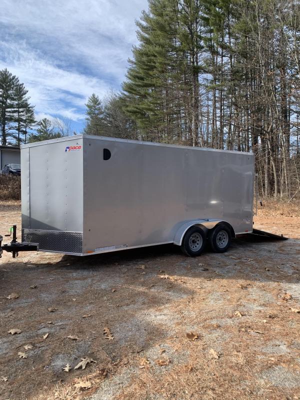 SALE 2020 Pace 7X16 +2ft V trailer ramp/undercoated frame 6" extra height SALE 2020 Pace 7X16 +2ft V trailer ramp/undercoated frame 6" extra height