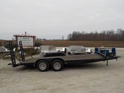 1995 May Trailers 8318 TA2 Equipment Trailer 1995 May Trailers 8318 TA2 Equipment Trailer