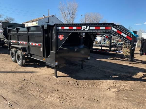 2020 PJ Trailers 83-14DumpGooseneckHighSides 2020 PJ Trailers 83-14DumpGooseneckHighSides