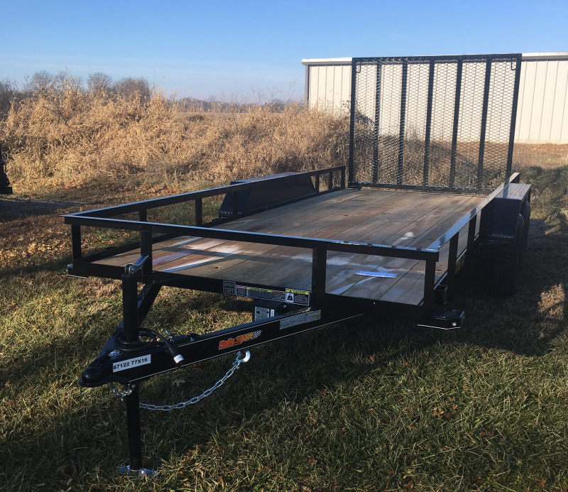 2020 Doolittle Trailer Mfg 77 X 16 Rally Sport Angle-Iron Top Rail Utility Trailer 2020 Doolittle Trailer Mfg 77 X 16 Rally Sport Angle-Iron Top Rail Utility Trailer