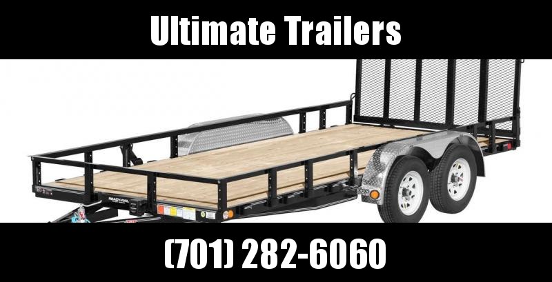 2020 PJ Trailers 83" Tandem Axle Channel Utility (UL) 2020 PJ Trailers 83" Tandem Axle Channel Utility (UL)