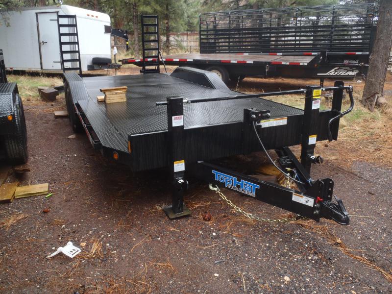 102 X 20 Equipment Hauler with Drive over fenders and 5' fold-up ramps 102 X 20 Equipment Hauler with Drive over fenders and 5' fold-up ramps