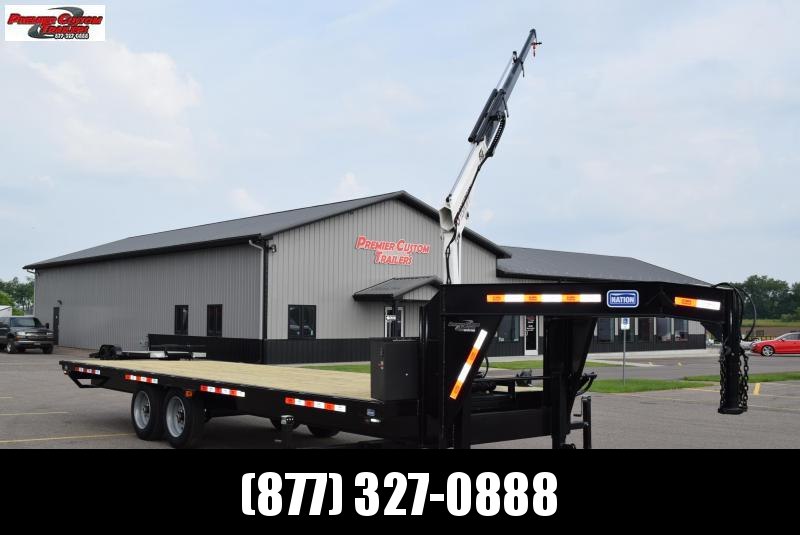 2020 NATION 20' ATL-250 GOOSENECK CRANE TRAILER 2020 NATION 20' ATL-250 GOOSENECK CRANE TRAILER