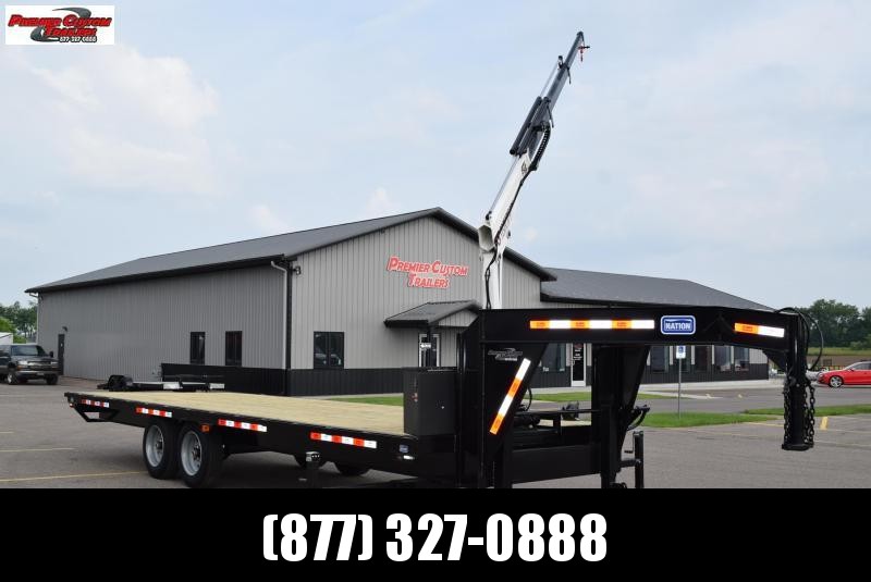 2020 NATION 20' ATL-250 GOOSENECK CRANE TRAILER 2020 NATION 20' ATL-250 GOOSENECK CRANE TRAILER