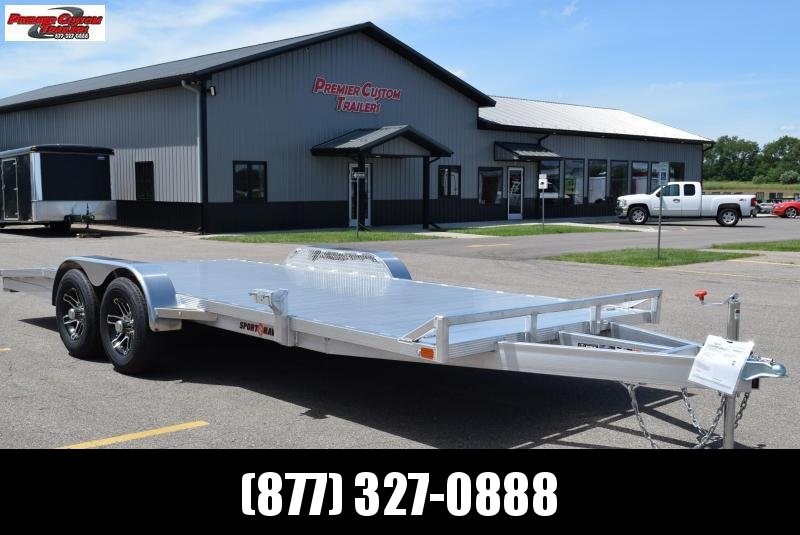 2020 SPORT HAVEN 20' DELUXE ALUMINUM OPEN CAR HAULER 2020 SPORT HAVEN 20' DELUXE ALUMINUM OPEN CAR HAULER