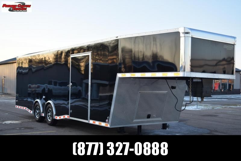 USED 2019 BRAVO STAR 32' FIFTH WHEEL ENCLOSED CAR HAULER USED 2019 BRAVO STAR 32' FIFTH WHEEL ENCLOSED CAR HAULER