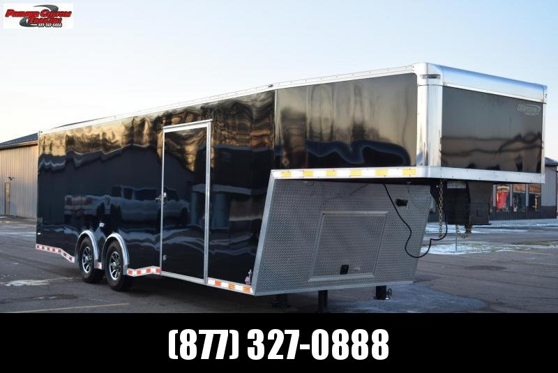 USED 2019 BRAVO STAR 32' FIFTH WHEEL ENCLOSED CAR HAULER USED 2019 BRAVO STAR 32' FIFTH WHEEL ENCLOSED CAR HAULER