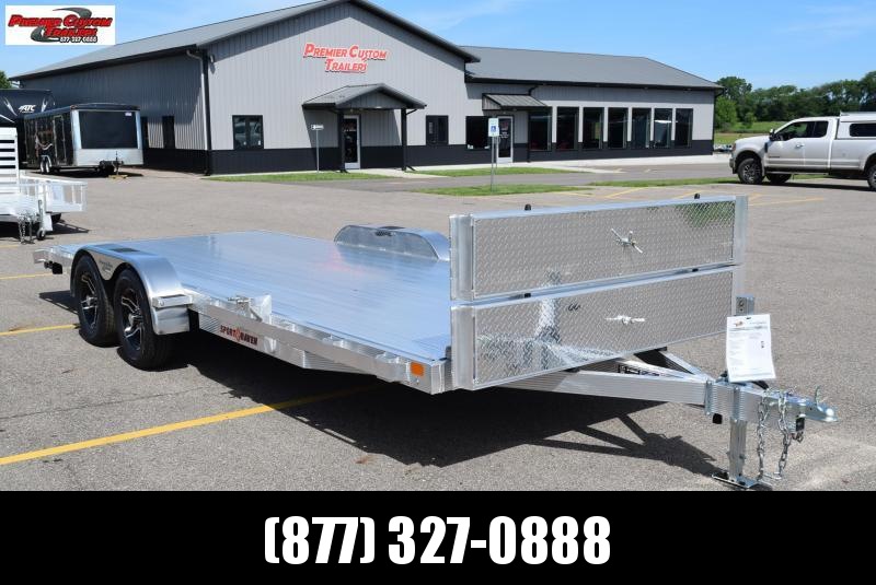 2020 SPORT HAVEN 20' DELUXE ALUMINUM OPEN CAR HAULER 2020 SPORT HAVEN 20' DELUXE ALUMINUM OPEN CAR HAULER