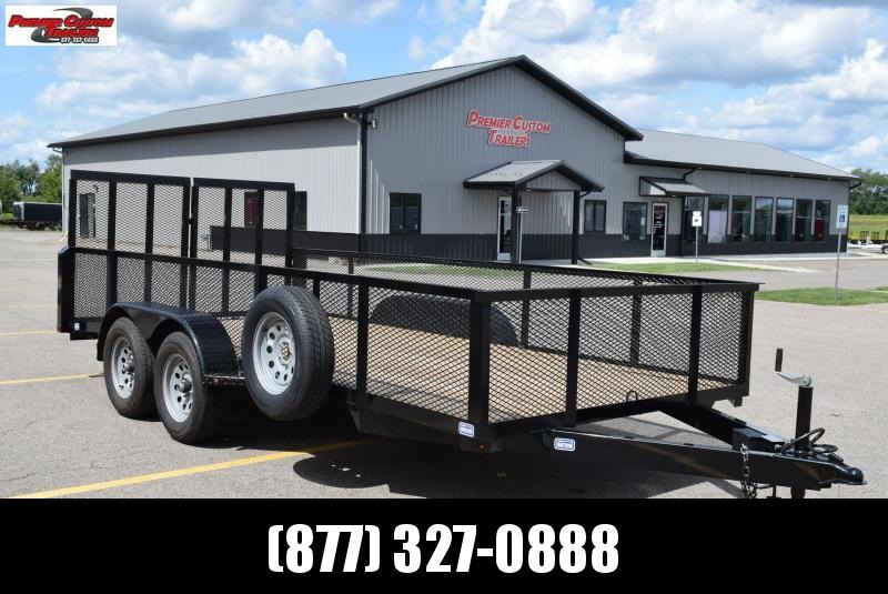 2019 NATION 82"x16' OPEN LANDSCAPE TRAILER 2019 NATION 82"x16' OPEN LANDSCAPE TRAILER