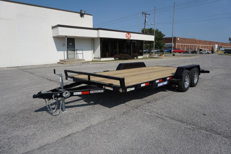 2020 Sure-Trac 82"x18' Wood Deck Car Hauler - 7k 2020 Sure-Trac 82"x18' Wood Deck Car Hauler - 7k
